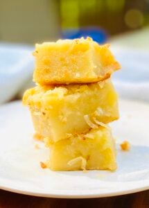 Hawaiian Butter Mochi (One Bowl Recipe)
