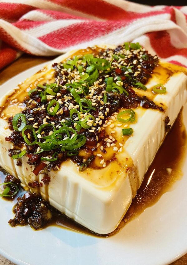 Korean Silken Tofu (Easy 10 minute side dish)