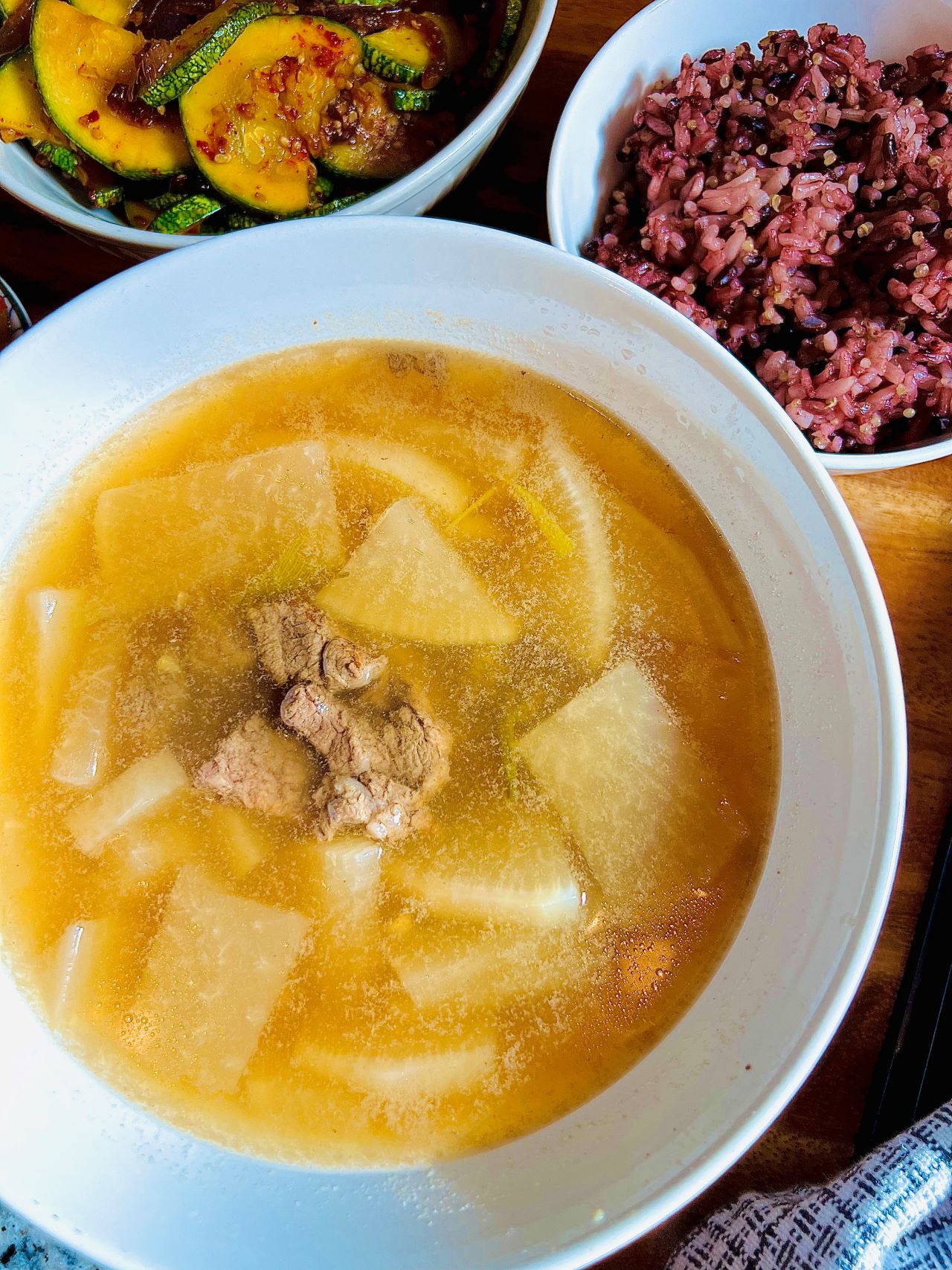 bowl of Korean Radish Soup