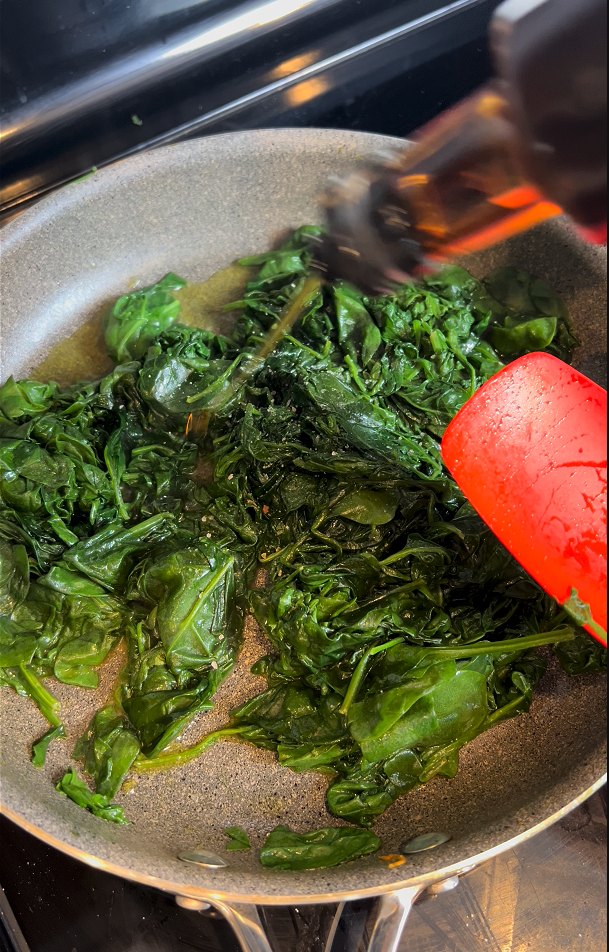 Sauteed spinach