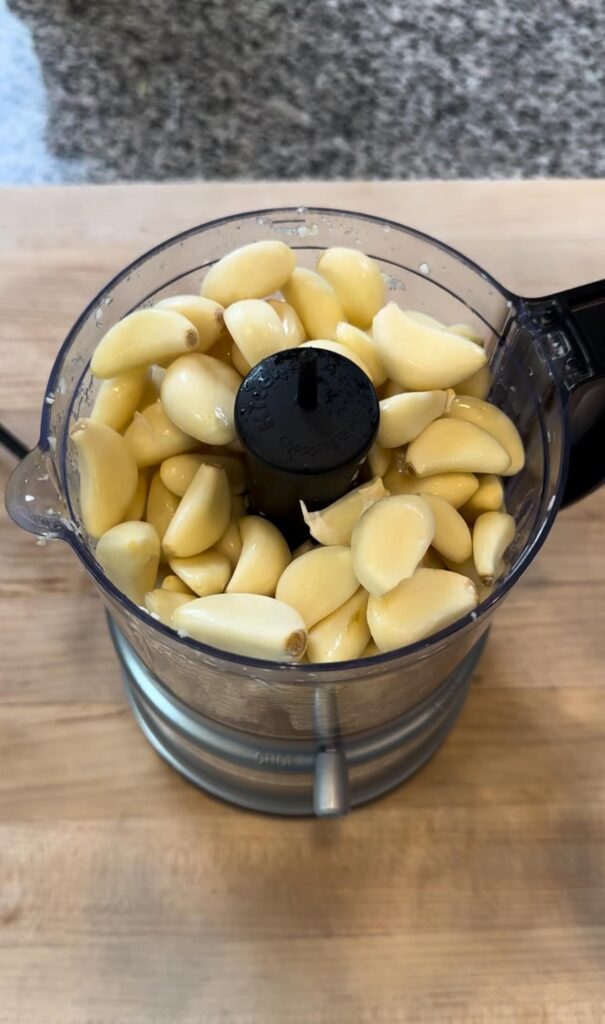 garlic in mini food processor