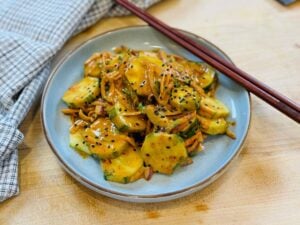 Spicy Peanut Cucumber Salad
