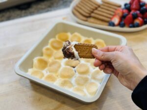 Easy Air Fryer S’mores Dip Recipe