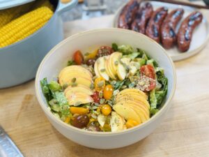 Apple Salad with Creamy Apple Cider Dressing