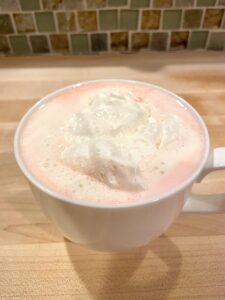 Creamy Pink Hot Chocolate – Perfect for Valentine’s Day or any Special Occasion