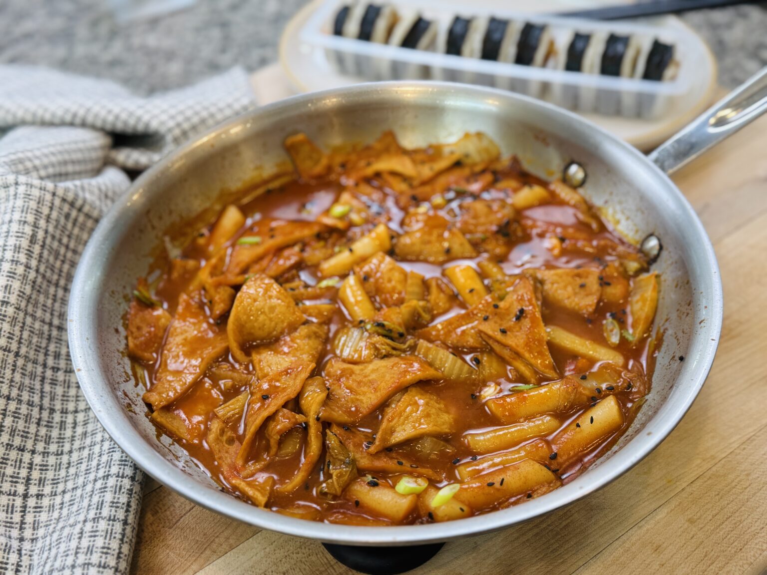 Easy Tteokbokki Recipe - Korean Spicy Rice Cakes - Olivia Yi