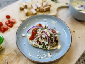 Chicken Gyros with Tzatziki