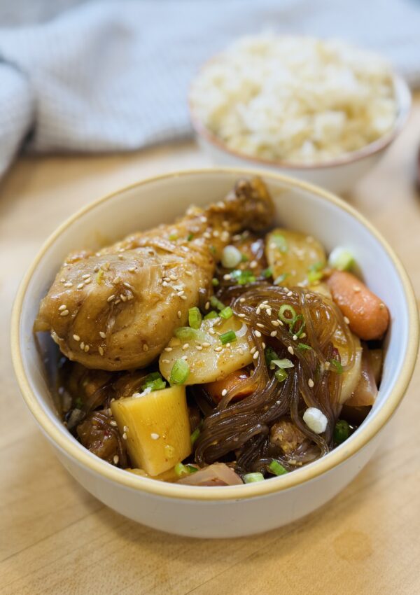 Korean Soy Braised Chicken (Jjimdak)