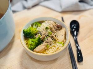 Easy Asian Chicken Noodle Soup (20-Minute Recipe)